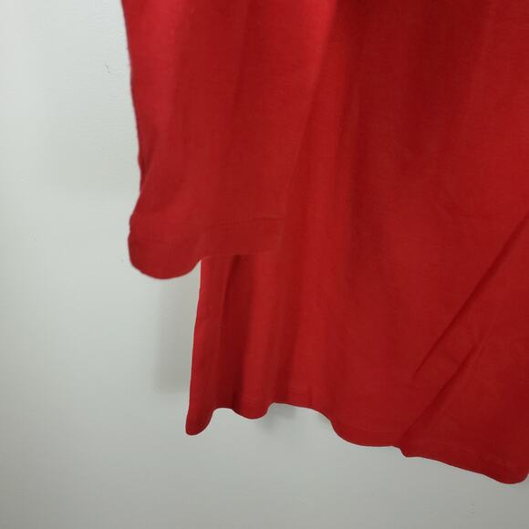 4/$25 Talbots Red Long Sleeve Crewneck Tee Size X - Picture 4 of 7